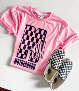 Motherhood crewneck T shirt | pink