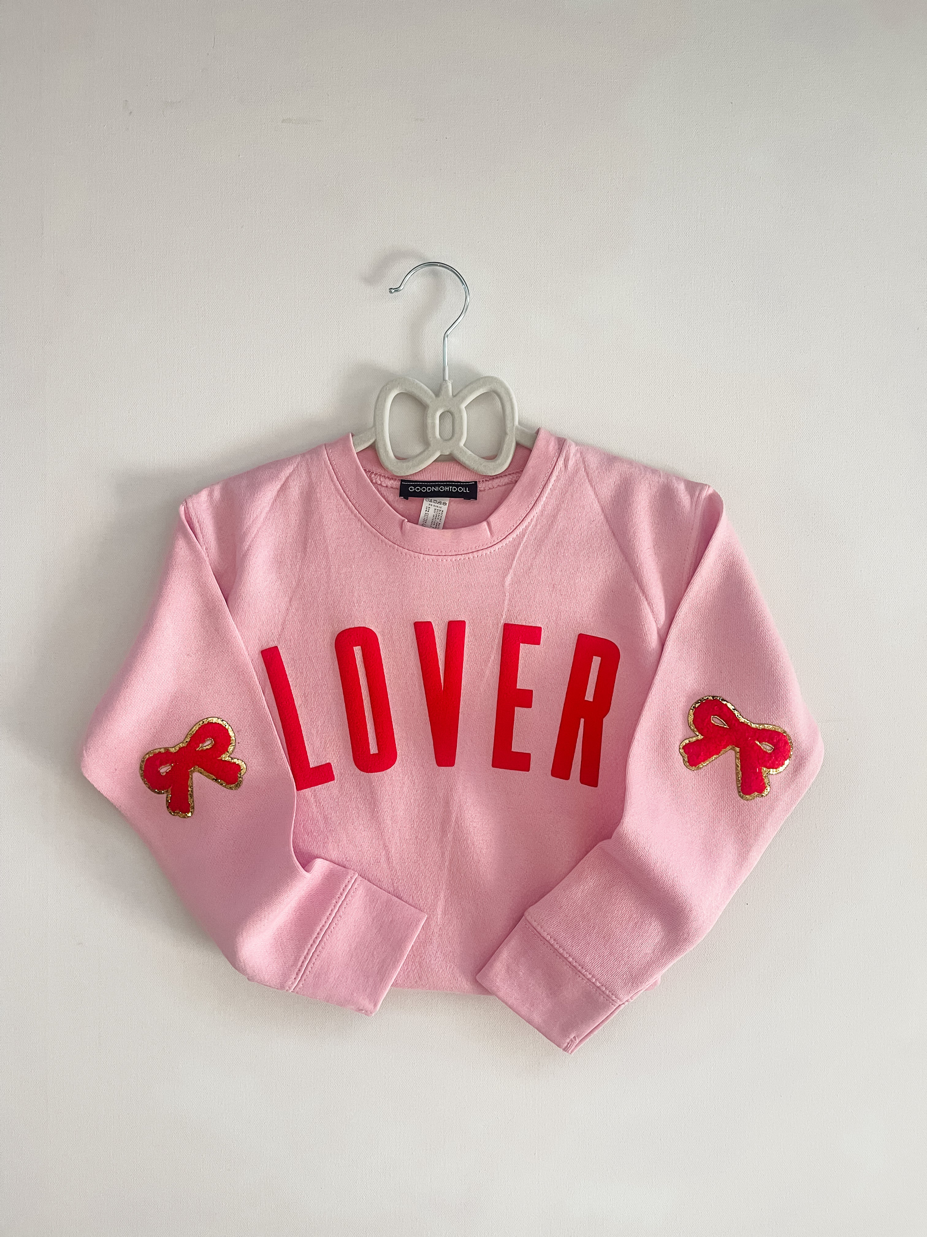 Loved Bow Sleeve Sweatshirt